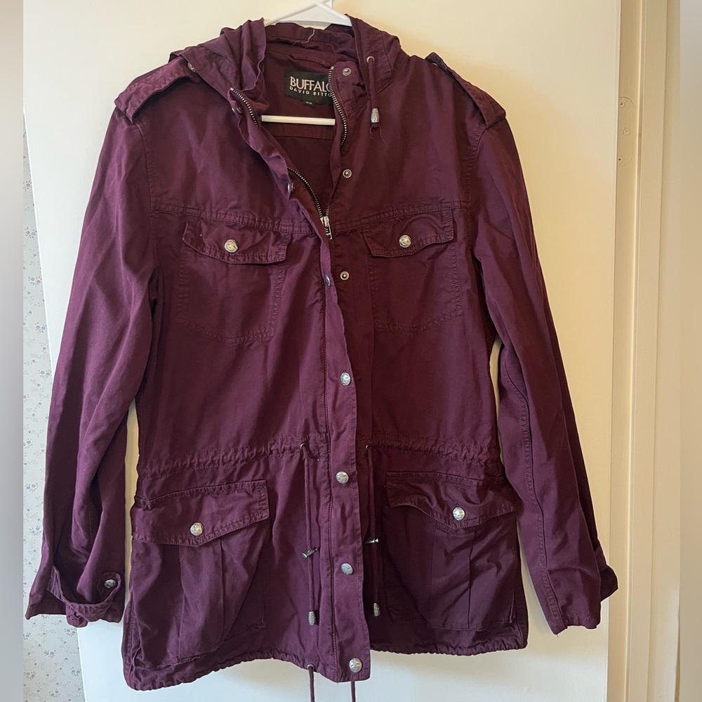 Buffalo David Bitton Women's Dark Purple Utility Jacket